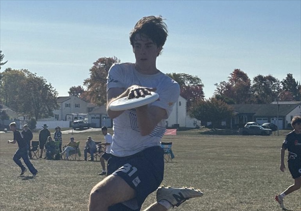 Ultimate players in action